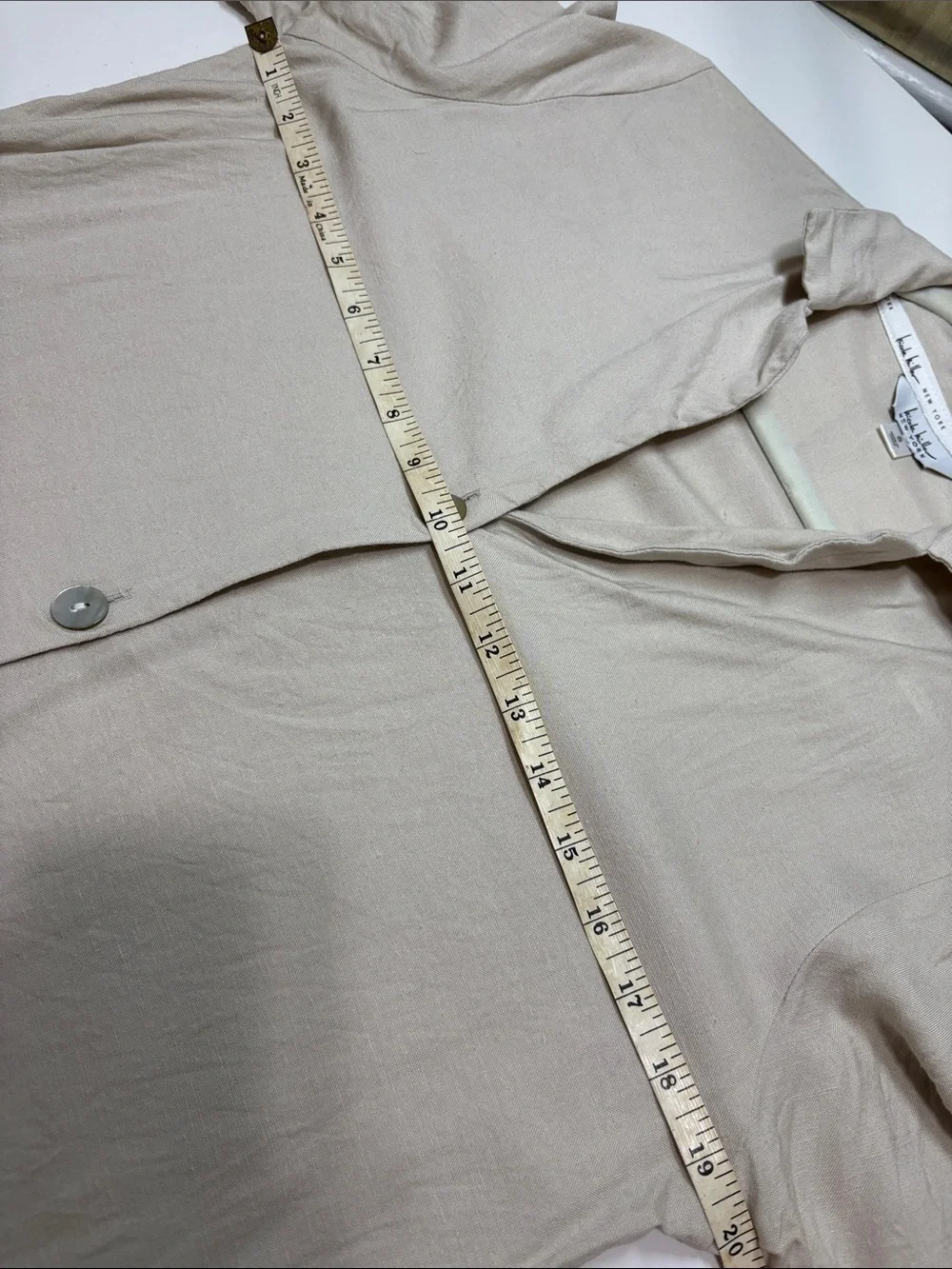 Nicole Miller Women’s Linen Blend Pajama Set Small